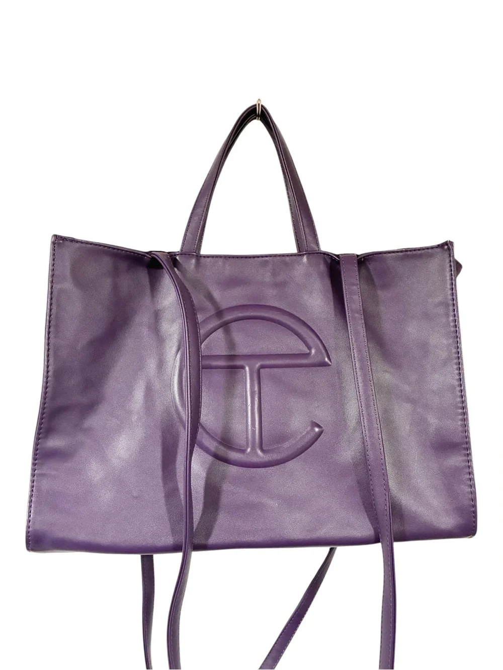 Telfar Large Shopping Bag Grape Purple Tote Handbag Shoulderbag